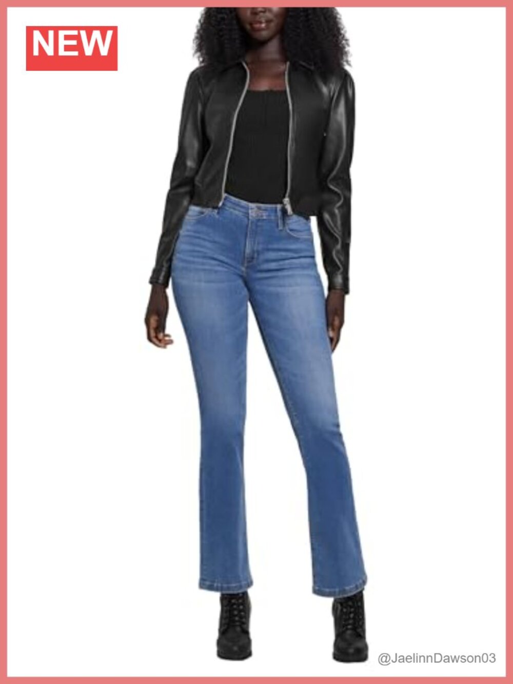 Faux Leather Fitted Zip Front Bomber Jacket Aviator Fall